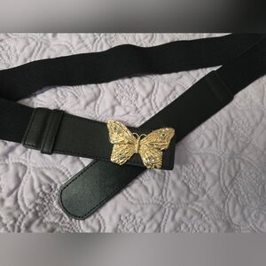 Gold Butterfly Belt Elastic